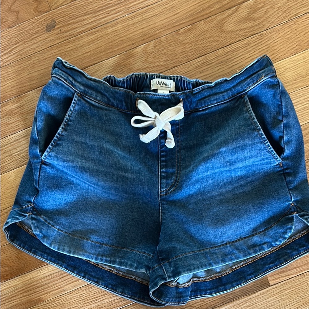 UpWest Women's Blue Denim Shorts
